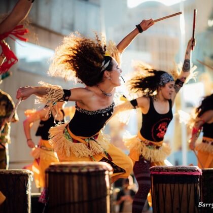 Mitzi dundun dance performance