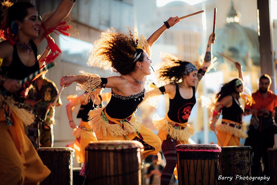 Mitzi dundun dance performance